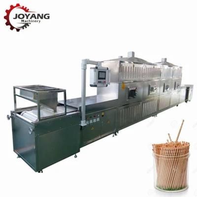 Fully Automatic Toothpick Wooden Products Microwave Sterilizing Machine