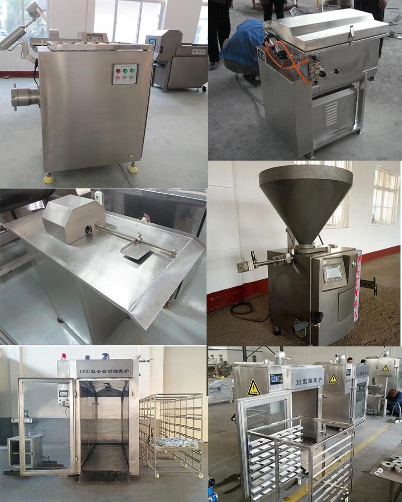Energy Saving Meat Product Making Machines / Sausage Production Line / Sausage And Bugger Maker