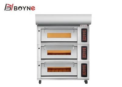 Commercial Bakery Electric Oven with Three Deck Six Trays