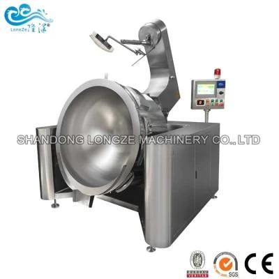 Customized Automatic Industrial Seasoning Hot Pepper Chili Sauce Making Cooking Mixer ...