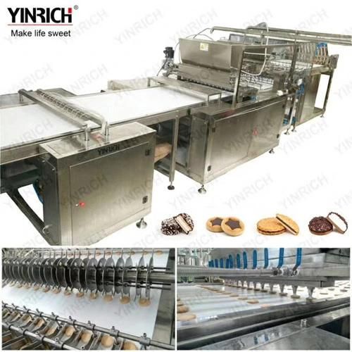 Jam Filled Biscuits Food Machinery Manufacturer in China Marcarons Production Line (JXJ800)