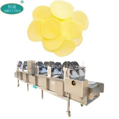 Air Knife Drying Machine Potato Chips Air Dryer