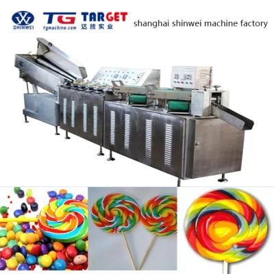 450kg/H Lollipop Production Line with Automatic Stick Placer