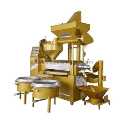 Factory Price Homemade Soybean Sunflower Oil Press Processing Castor Oil Extraction ...