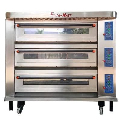 2 Deck 10 Trays Professional, Electric Ovens Commercial Gas Bread Oven Industrial Bakery ...