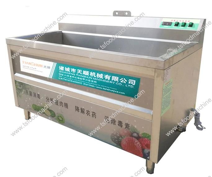 Bubble Ozone Fruit and Vegetable Cleaning Machine Commercial Vegetable Washer