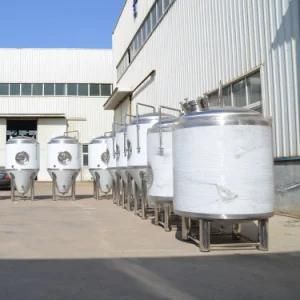1000L Double Wall Cooling Jacket Conical Fermentation Tank