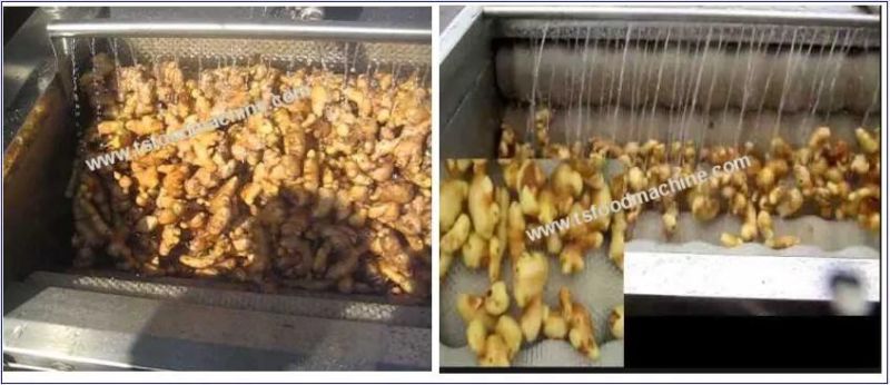 Ginger Peeling Machine Ginger Brush Cleaning Machine
