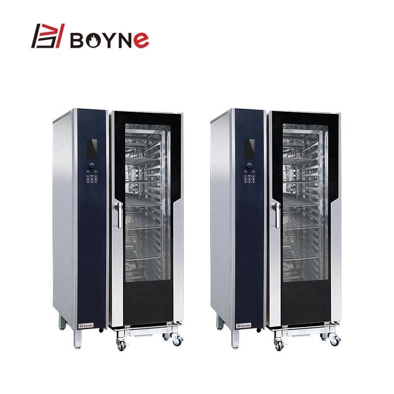 40 Gn Pans Stainless Steel Cooking Equipment Electric Combi Oven
