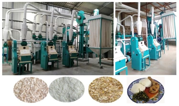 20t/24h Maize Milling Machine to Produce Super White Maize Meal