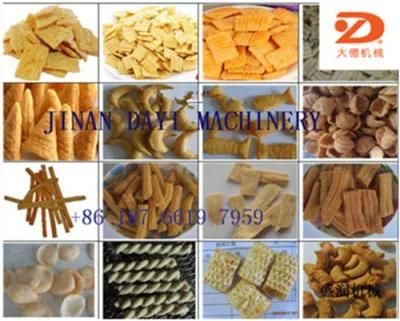 High Output Fried Puffed Extruded Snacks Machine
