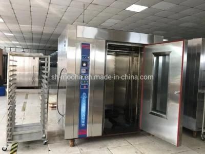 Commercial Bakery Electric Gas Diesel Bread Cake Rotary Baking Oven Machine