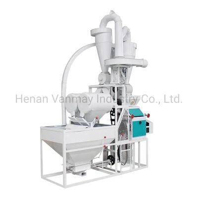 Single Automatic Wheat Maize Flour Mill Rice Milling Machine