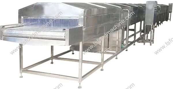 Steam Tunnel Pasturization Machine Pasteurizing Machine for Pickles Continuous Tunnel Pasteurizer