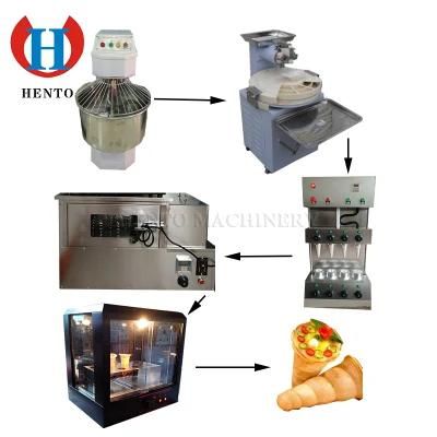 Easy Operation Electric Pizza Cone Equipment / Pizza Cone Production Line