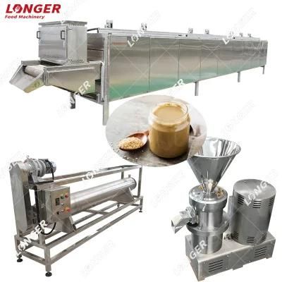 Longer 200-400kg/H Tahina Making Production Line Tahini Machine Line for Sale