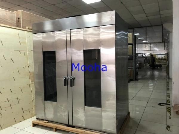 Commercial Double Doors Dough Prover Stainless Steel Hot Air Circulation Proofer Retarder Proofer Bakery Machines 64 Trays Dough Fermentation Proofer