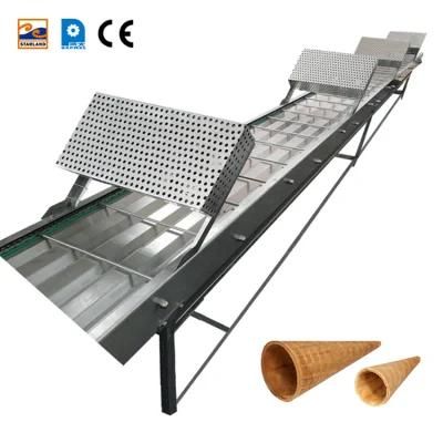 Food Material Conveyor Belt Factory Cooling Stainless Steel Cooling