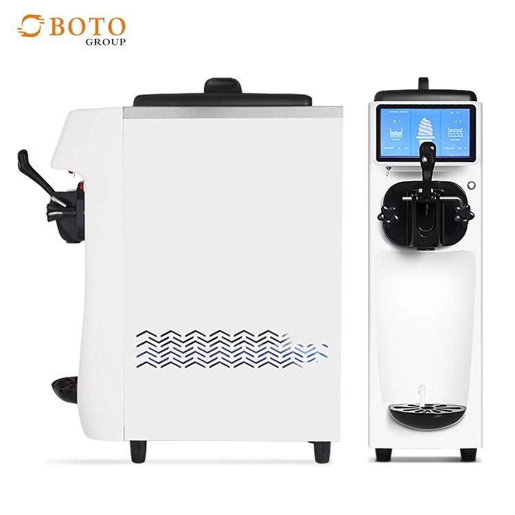 Stainless Steel Softy Ice Cream Vending Machine