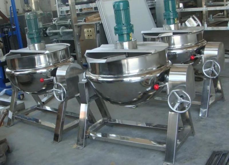 Stainless Steel Tilting Electric Heating Jacketed Kettle Cooker for Food/Beverage/Dairy/Pharmacy Industries