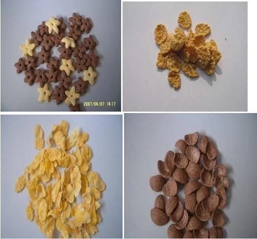 High Capacity Automatic Factory Price Breakfast Cereal Corn Flakes Extruder Manufacturing Plant