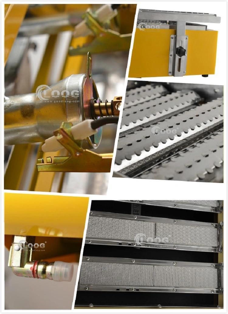 BBQ Grill Smokeless Spray Paint 6 Burners for Kebab Meat Seafood Stove Shield Outdoor Grill Camping Party Kitchen Equipment Shawarma Making Machines