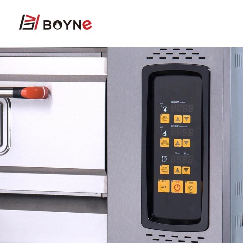 Microcomputer Type Commercial Gas One Deck Two Trays Baking Oven