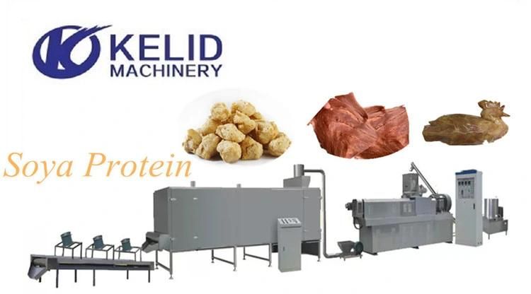 Industrial Automatic Soya Protein Soya Meat Production Line