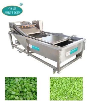Industrial Fruit and Vegetable Washing Machine Diced Calery Cleaning Machine