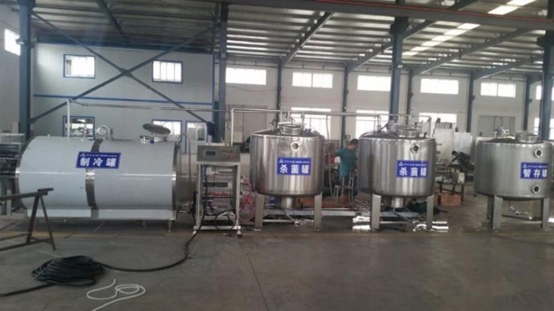 Stainless Steel Capacity Design Millk Cooling Chilling Tank Factory