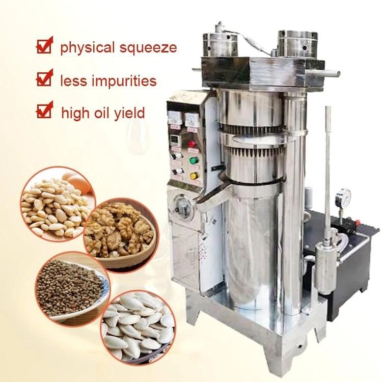 Hydraulic Press Mechanism for Oil Press Sunflower Sesame Seeds Oil Making Machine