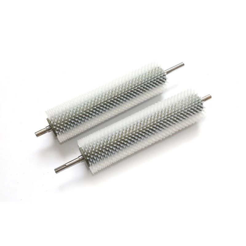White Nylon Wire Fruit Cleaning Roller Brush (YY-869)