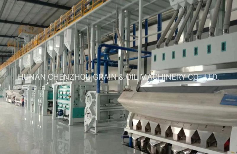 Clj Design and Manufactured Complete Set of 300tpd Paddy Processing Line modern Rice Mill Plant Complete Auto Rice Mill Plant