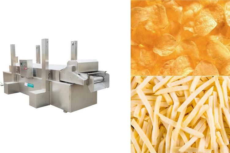 Automatic Potato Chip French Fry Frying Machinery Fryer Machine