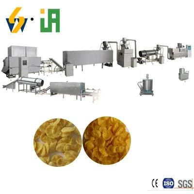 Automatic Industrial Breakfast Cereal Corn Flakes Making Machinery