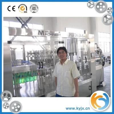 Automatic Rotary Carbonated Gas Beverage Bottling Filling Machine