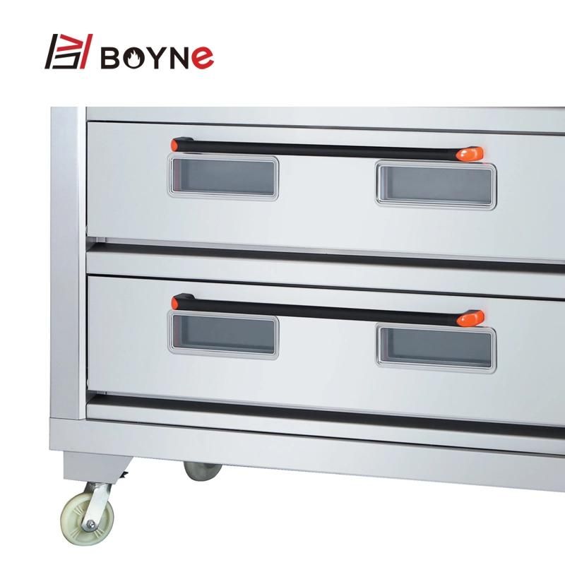 Electric Stainless Steel Four Deck Twelve Trays Baking Oven