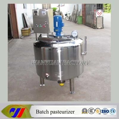 200L Blending Tank Fresh Milk Batch Pasteurizing Machine