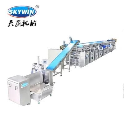 Factory Hot Sale Automatic Commercial Soft and Hard Biscuit Production Line and Chocolate ...