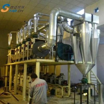 2t/H Maize Flour Milling with Auto Bagging Machines Price