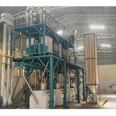Automatic 50t/D Maize Processing Flour Grits Meal Making Mill Machine