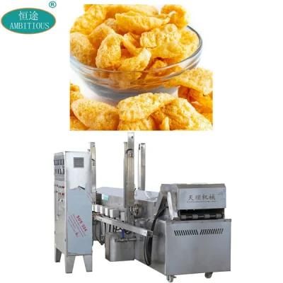 Autolifting Fryer Electric Conveyor Type Pork Crackling Frying Machine