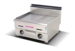 Best Selling Counter Top Stainless Steel Gas Grill Griddle for Restaurants and Hotels