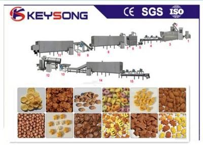 Automatic Crispy Snack Food Corn Flakes Machine