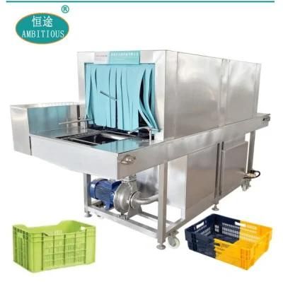 China Manufacturer Sales Fruit and Milk Crate Washing Machine