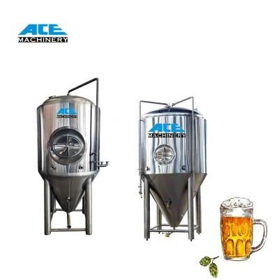Factory Price 3000 Liter Stainless Steel Mirrors Cooling Jacketed Conical Beer Fermenter ...