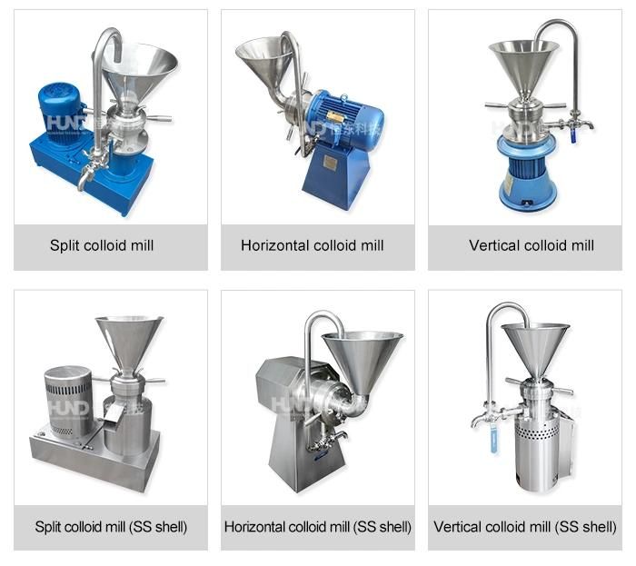 Hazelnut Cashew Nut Paste Making Machine, Nut Paste Grinding Colloid Mill