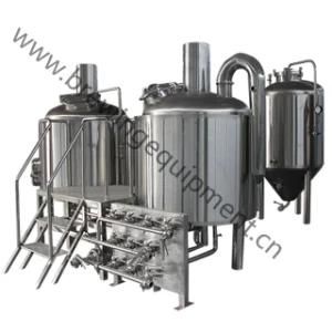 Mirror Polish Stainless Steel Beer Brewery Equipment Beer Production Line