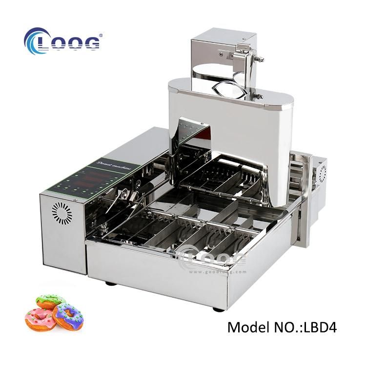 Newest Digital Bread Machine Kitchen Equipment Donuts Best Commercial Automatic Doughnuts Fryer Machine Factory Stainless Steel Mini Donut Maker for Sale