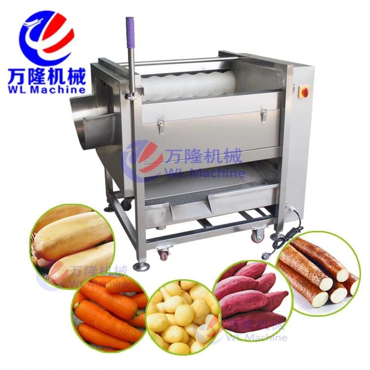 Automatic Coconut Pineapple Peach Passion Fruit Washing Washer Cleaning Machine